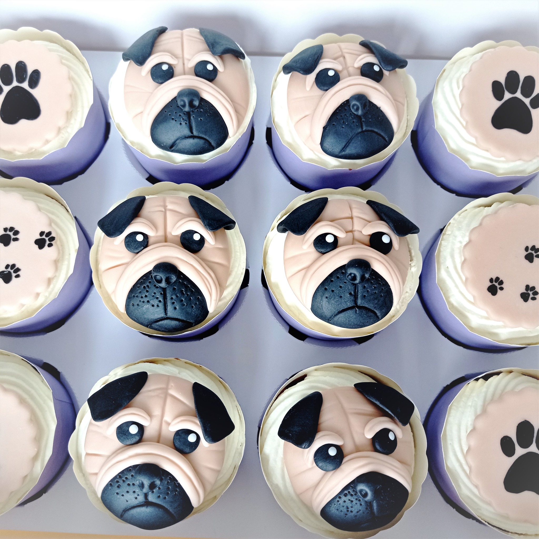 bezlepkové cupcakes pejskové